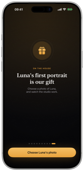 Your first PetPortraits portrait is free