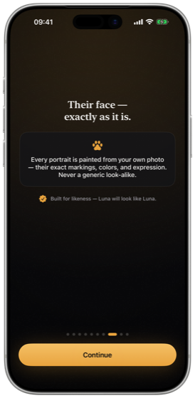Built for likeness — PetPortraits keeps your pet's exact face